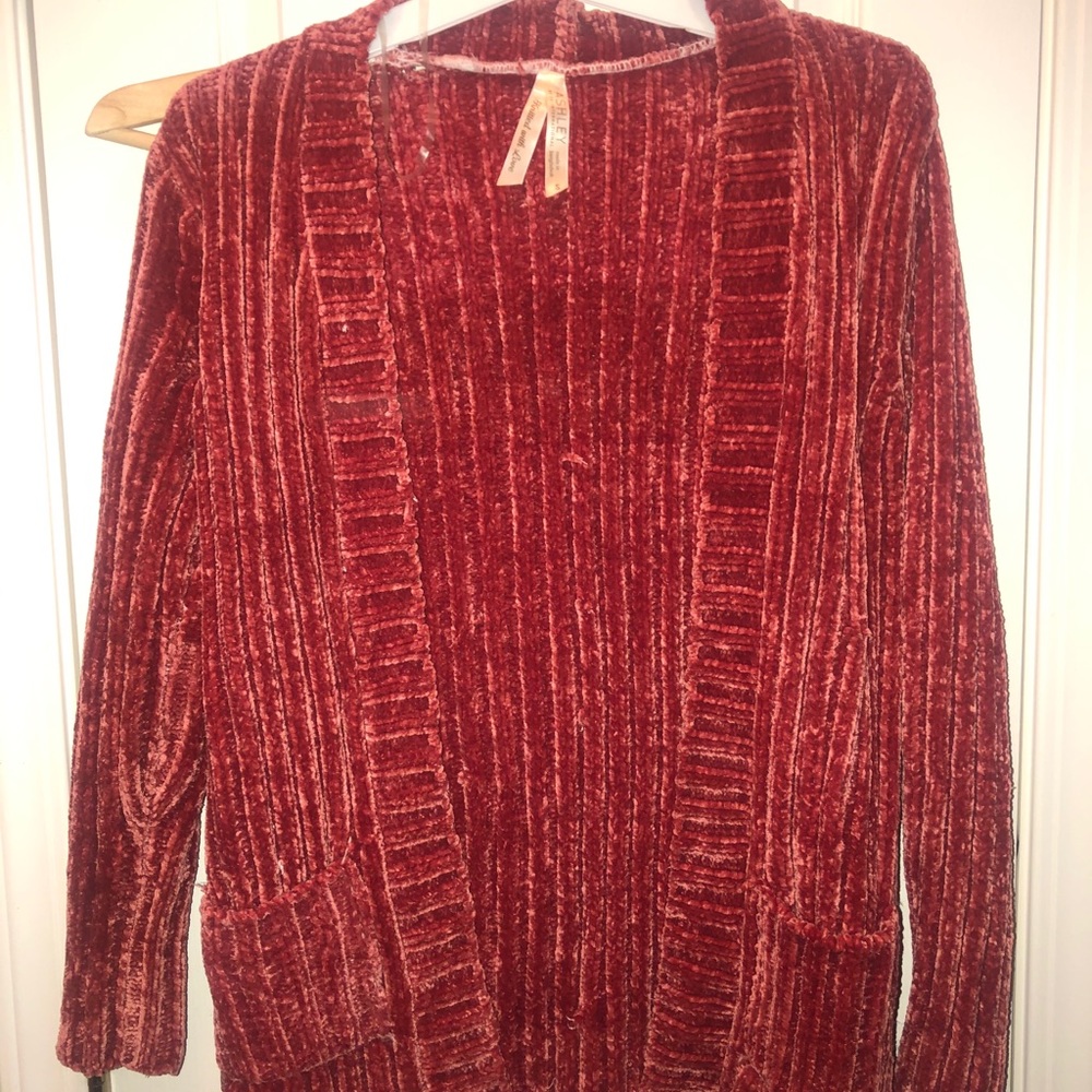Fuzzy cardigan
